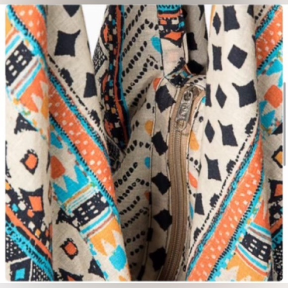 WOMEN'S HANDCRAFTED SHOULDER BAG W/ZIPPER "RUGGINE" BOHEMIAN RHAPSODY ~NEW - Picture 3 of 5